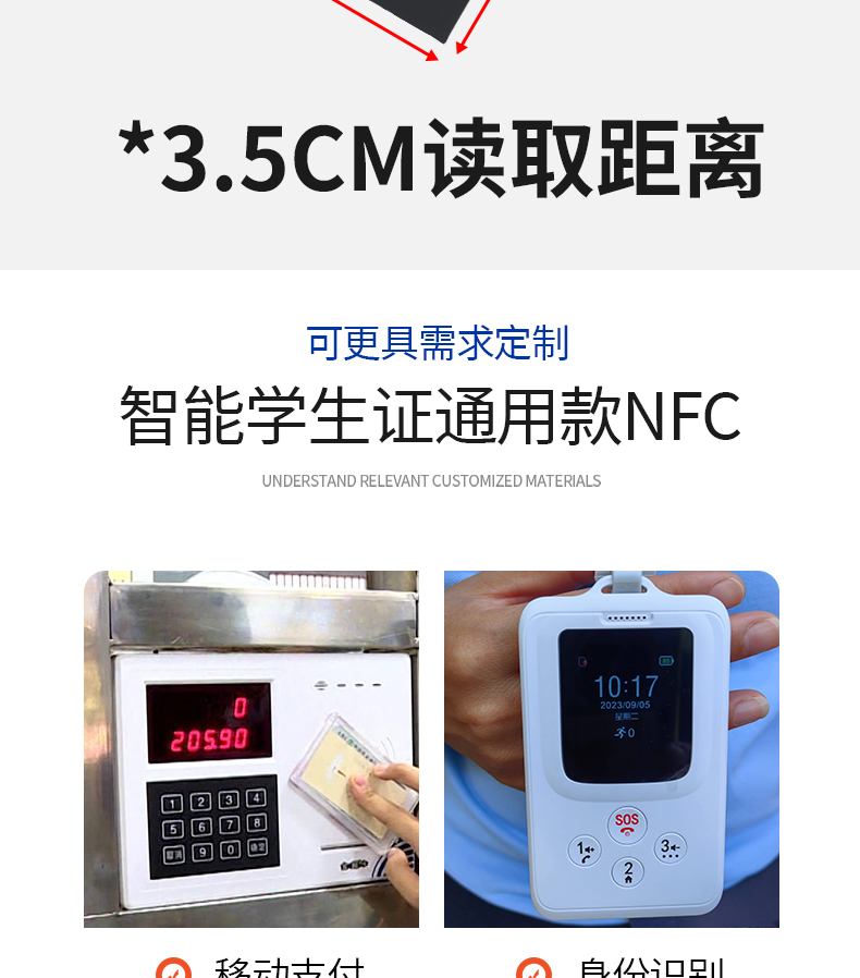 校园一卡通专用天线